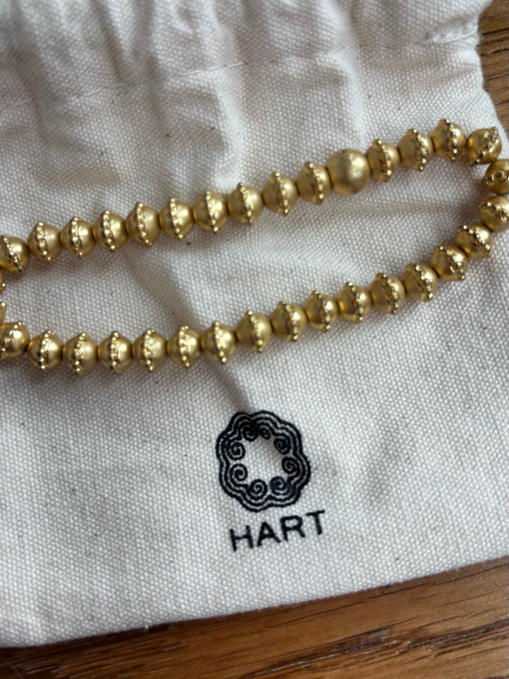 Gold Bead Saturn Bracelet by Hart Hagerty Jewelry